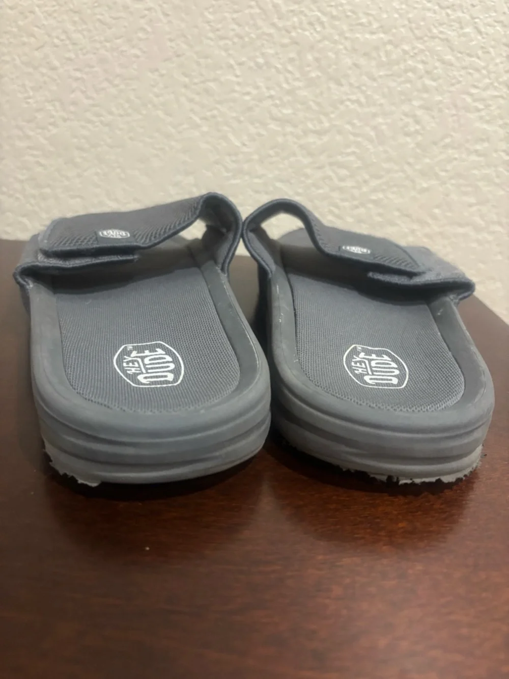 Hey‎ Dude Phoenix Dark Gray Slide Sandal